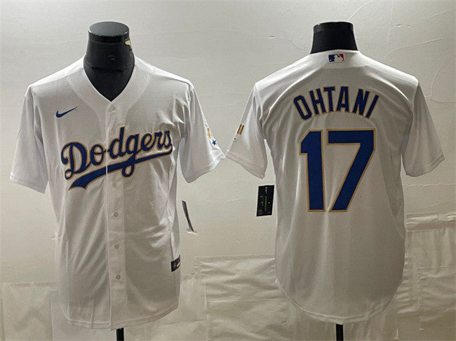 Shohei Ohtani Los Angeles Dodgers white jersey