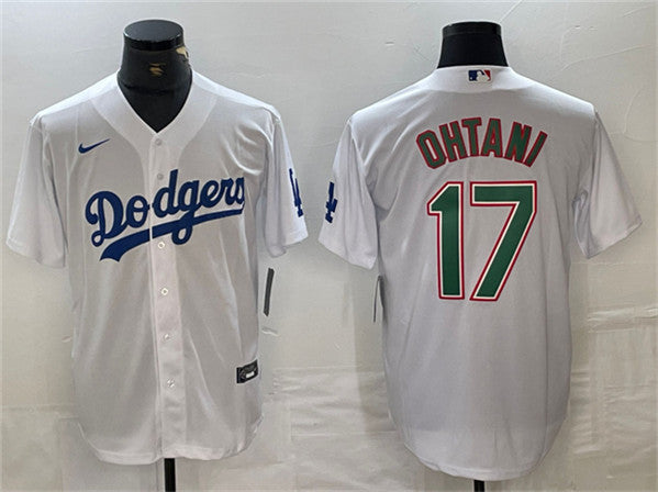 Shohei Ohtani Los Angeles Dodgers white jersey