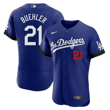 Walker Buehler Los Angeles Dodgers royal City Connect jersey