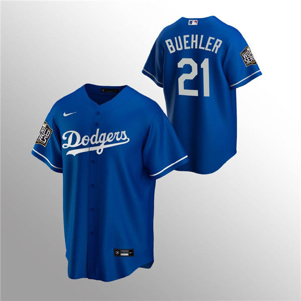 Walker Buehler Los Angeles Dodgers blue jersey