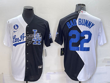 Bad Bunny Los Angeles Dodgers white All-Star jersey