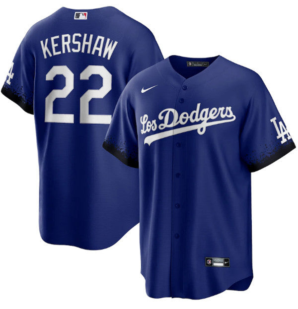 Clayton Kershaw Los Angeles Dodgers royal City Connect jersey