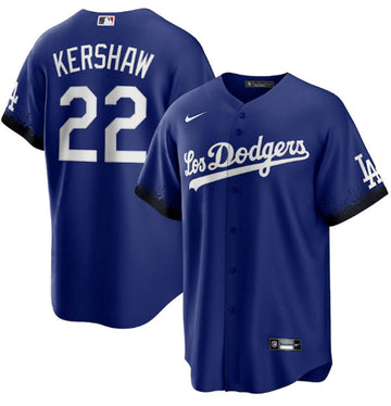Clayton Kershaw Los Angeles Dodgers royal City Connect jersey