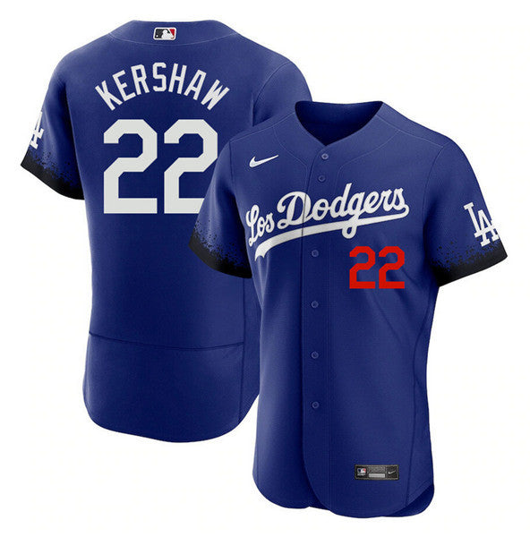 Clayton Kershaw Los Angeles Dodgers royal City Connect jersey