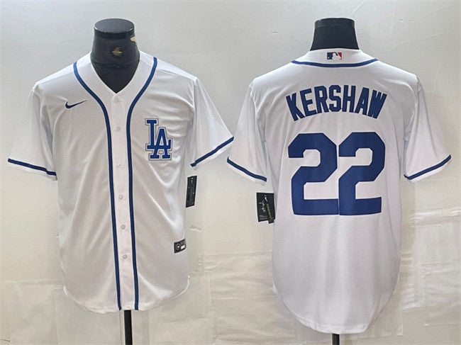 Clayton Kershaw Los Angeles Dodgers white jersey