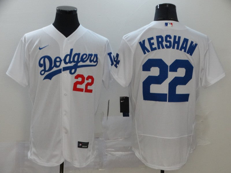 Clayton Kershaw Los Angeles Dodgers white jersey