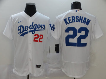 Clayton Kershaw Los Angeles Dodgers white jersey