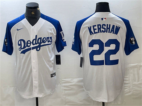 Clayton Kershaw Los Angeles Dodgers white jersey