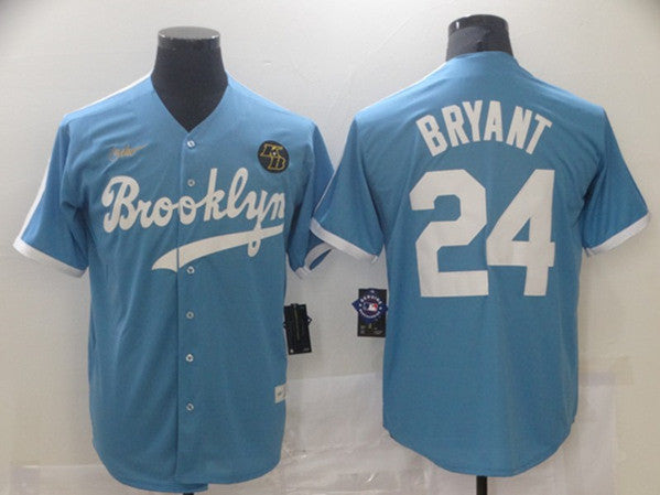 Kobe Bryant Los Angeles Dodgers blue jersey