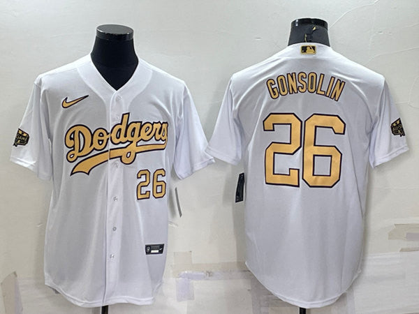 Tony Gonsolin Los Angeles Dodgers white All-Star jersey
