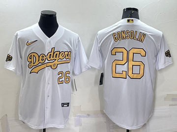 Tony Gonsolin Los Angeles Dodgers white All-Star jersey
