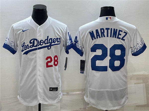 J.D. Martinez Los Angeles Dodgers white City Connect jersey