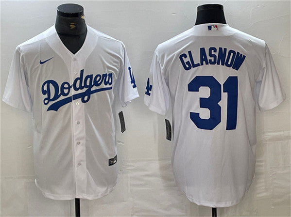Tyler Glasnow Los Angeles Dodgers white jersey
