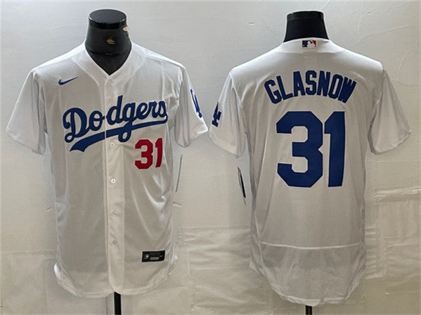 Tyler Glasnow Los Angeles Dodgers white jersey