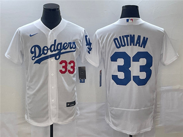 James Outman Los Angeles Dodgers white jersey