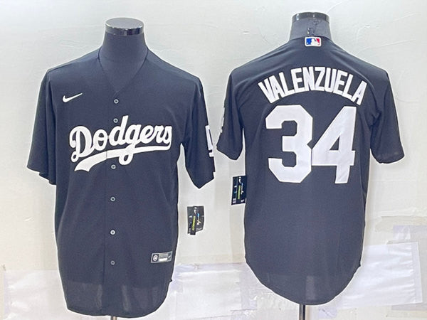 Toro Valenzuela Los Angeles Dodgers black jersey
