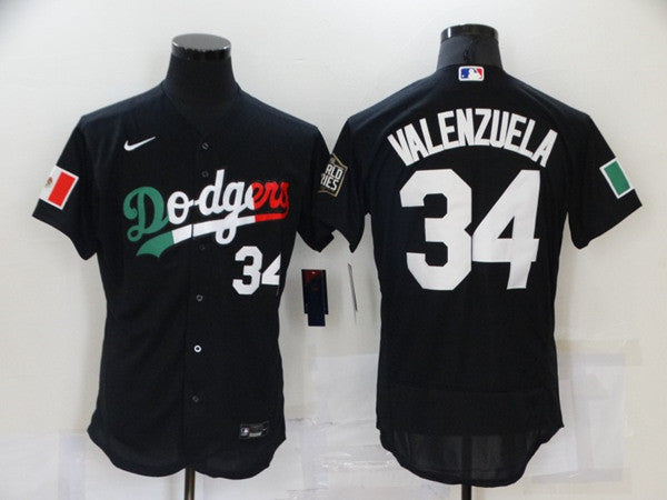 Toro Valenzuela Los Angeles Dodgers black jersey