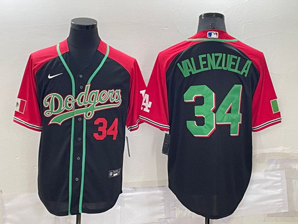 Toro Valenzuela Los Angeles Dodgers red jersey