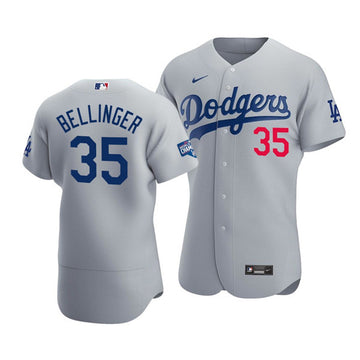 Cody Bellinger Los Angeles Dodgers grey jersey