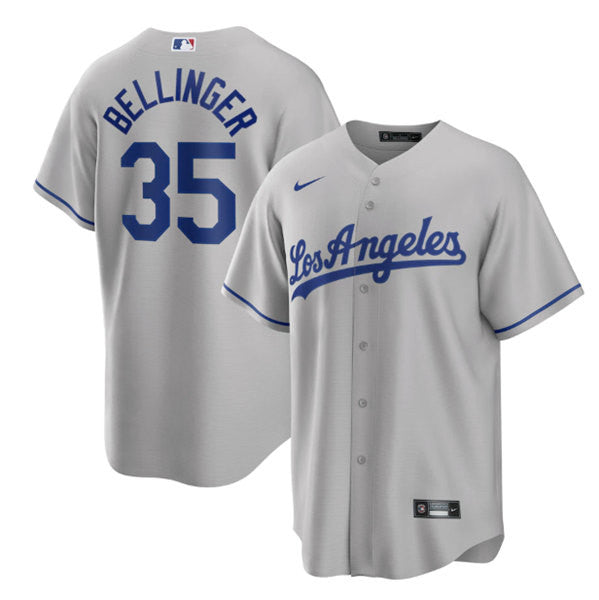 Cody Bellinger Los Angeles Dodgers gray jersey