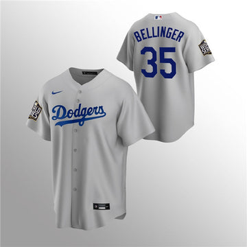 Cody Bellinger Los Angeles Dodgers grey jersey