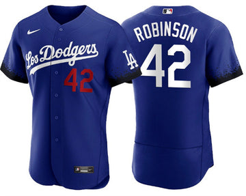 Jackie Robinson Los Angeles Dodgers royal City Connect jersey