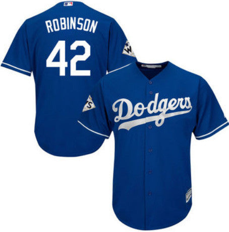 Jackie Robinson Los Angeles Dodgers blue jersey