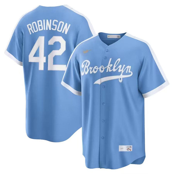 Jackie Robinson Los Angeles Dodgers blue jersey