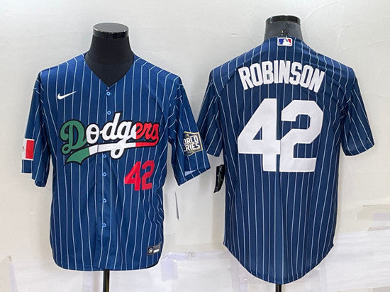 Jackie Robinson Los Angeles Dodgers navy jersey