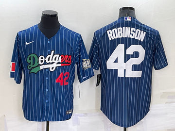Jackie Robinson Los Angeles Dodgers navy jersey