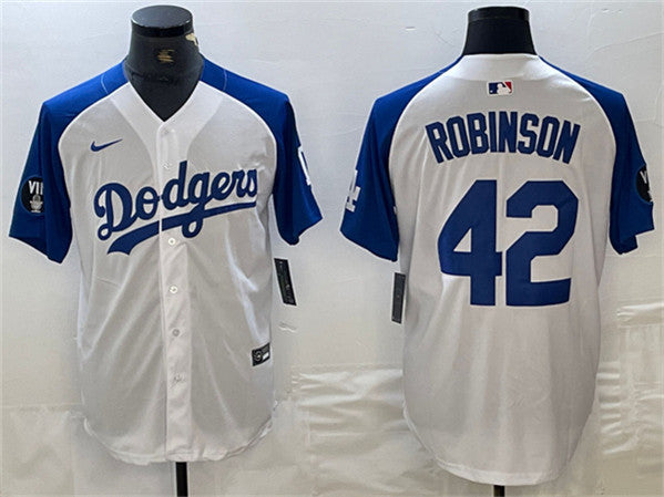 Jackie Robinson Los Angeles Dodgers white jersey