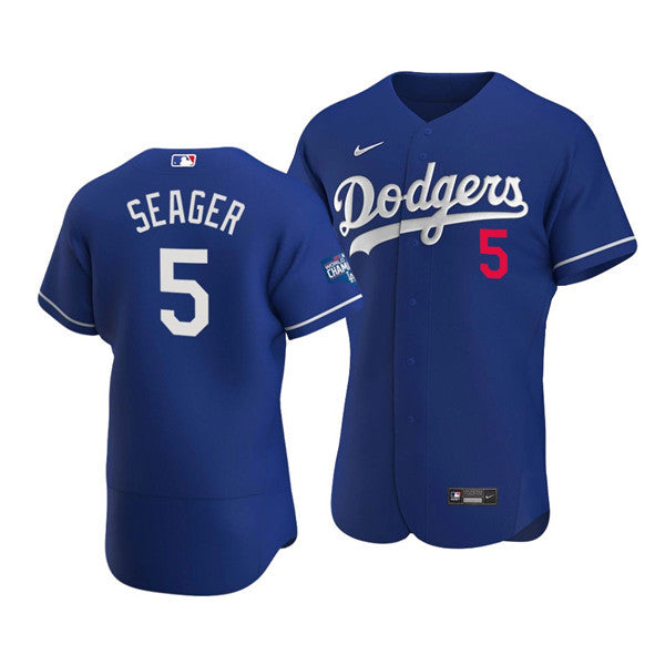 Corey Seager Los Angeles Dodgers blue jersey