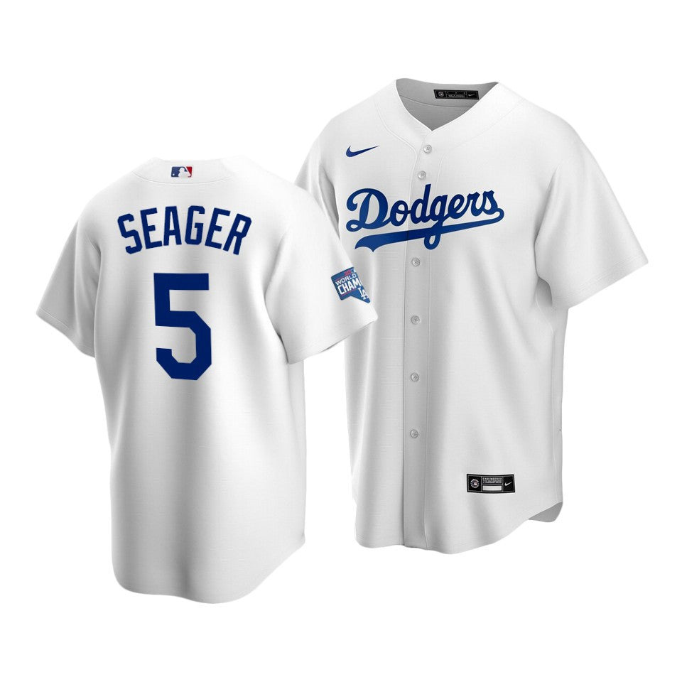 Corey Seager Los Angeles Dodgers white Home jersey
