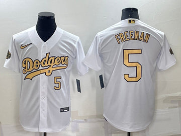 Freddie Freeman Los Angeles Dodgers white All-Star jersey
