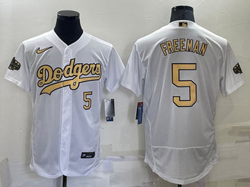 Freddie Freeman Los Angeles Dodgers white All-Star jersey
