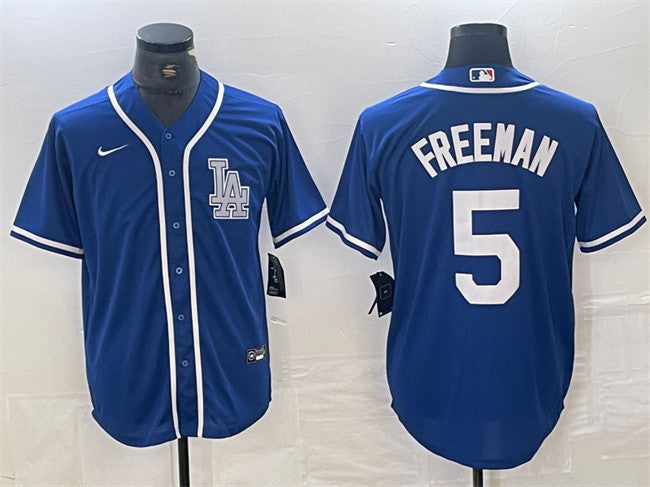 Freddie Freeman Los Angeles Dodgers blue jersey