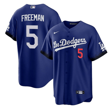 Freddie Freeman Los Angeles Dodgers royal City Connect jersey