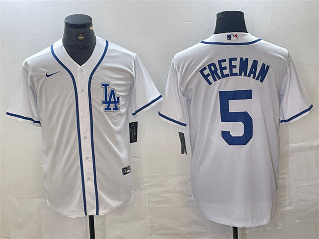 Freddie Freeman Los Angeles Dodgers white jersey