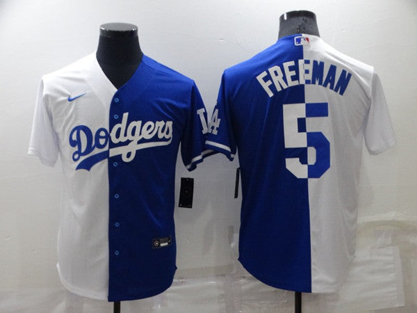Freddie Freeman Los Angeles Dodgers white Split jersey