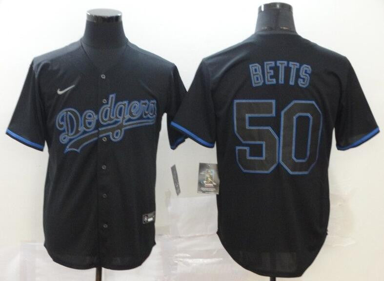 Mookie Betts Los Angeles Dodgers black jersey
