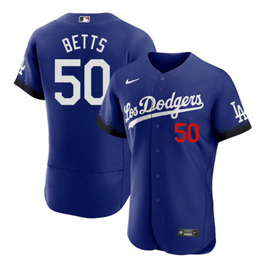Mookie Betts Los Angeles Dodgers royal City Connect jersey
