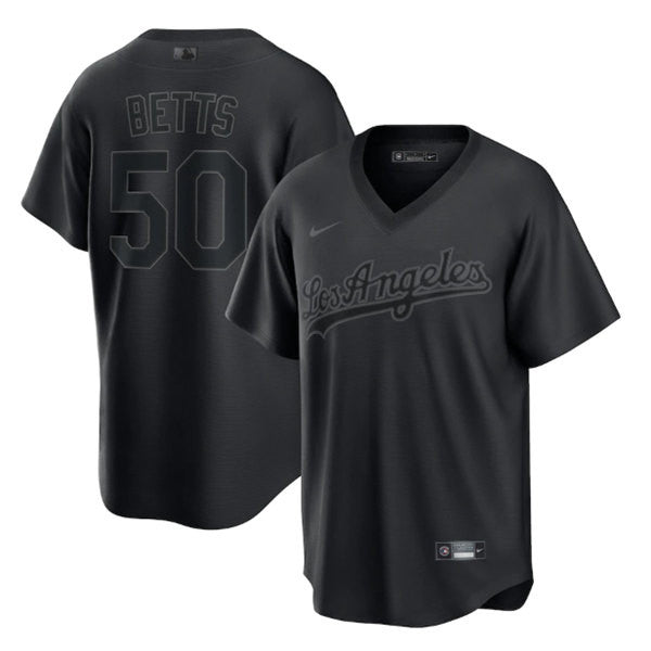 Mookie Betts Los Angeles Dodgers black Fashion jersey