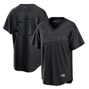 Mookie Betts Los Angeles Dodgers black Fashion jersey