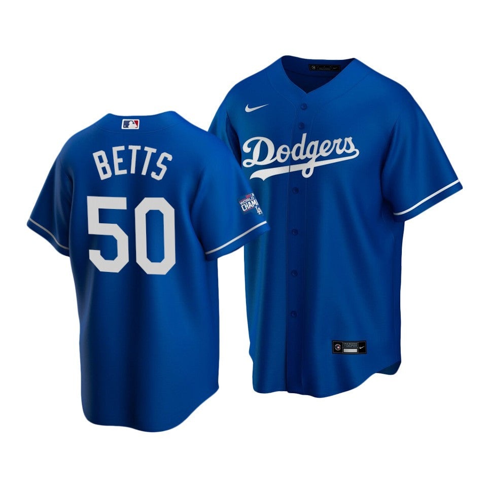 Mookie Betts Los Angeles Dodgers blue Home jersey