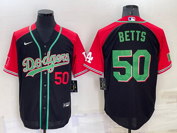Mookie Betts Los Angeles Dodgers red jersey