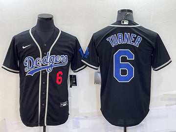 Trea Turner Los Angeles Dodgers black jersey