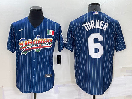 Trea Turner Los Angeles Dodgers navy jersey
