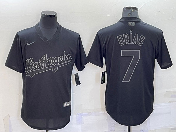 Julio Urías Los Angeles Dodgers black Fashion jersey