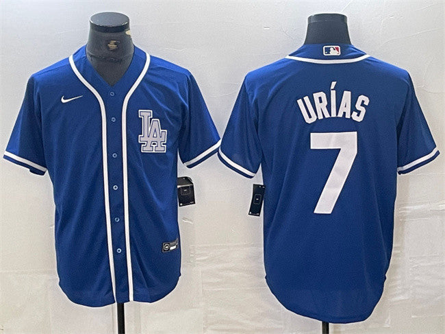 Julio Urías Los Angeles Dodgers blue jersey