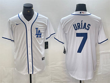 Julio Urías Los Angeles Dodgers white jersey
